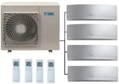 Daikin 4MXM68A Outdoor Unit - 4 Emura Indoor Units